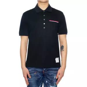 톰브라운 25FW 포켓 카라 티셔츠 MJP022A 01455 415