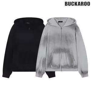 [더 비](의정부점)남성 빈티지 다잉 오버핏 후드 집업 점퍼(B255TJ350P)
