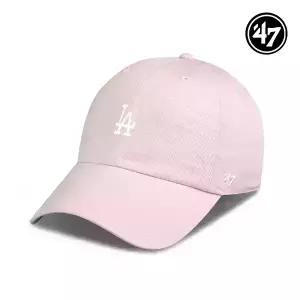 47브랜드 LA 다저스 스몰 로고 MLB 엠엘비 볼캡 야구 모자 핑크 B-BSRNR12GWS-PKA