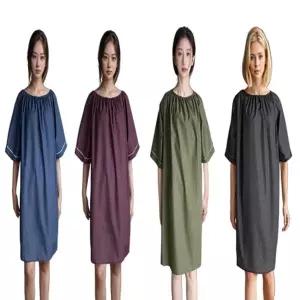 여성용 메란지 메이크업가운 미용원피스 피부관리실 경락안마 진료실치마 네일샵가운