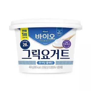 매일 바이오 그릭요거트 무가당 플레인 400G X 6개입