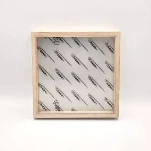 (대성문구)나무 아크릴 투명 액자 20x20cm/201217/미술 인테리어 프레임 선물