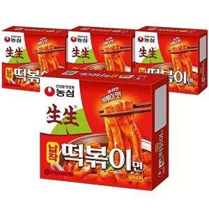 [농심]농심 생생납작떡볶이면 258g x 4봉_