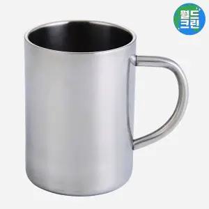 [월드크린] 스텐 304 양치 컵 400ML 어린이 집 유치원 학교 새학기 준비물 튼튼한