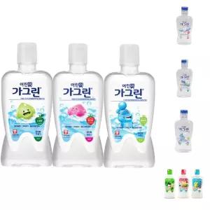 어린이가그린 아동가글 380mlx3개 사과 딸기 청포도맛/성분/함유/충치/예방/청포도/상쾌한/구취/제거/아동