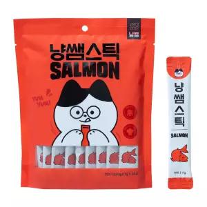 냥쌤스틱 짜먹는 고양이 간식 대용량 연어 30개입