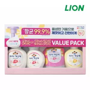 아이깨끗해 본품리필 핸드워시 밸류팩 /항균워시/손세정/미세먼지/어린이집/화장실/거품형/사무실/저자극