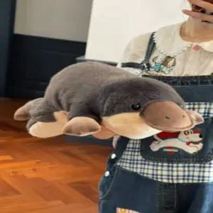오리너구리 인형 쿠션 베개 누운 60cm 오리주둥이