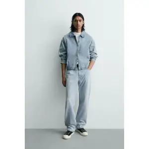 ZARA 자라 지퍼 데님 재킷 - 라이트 블루 750751