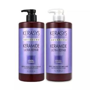 케라시스 케라마이드 반곱슬 손상모 샴푸 1L + 트리트먼트 1L