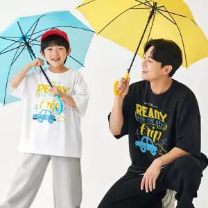 뉴욕꼬맹이 남여공용 패밀리룩 가족 커플 아동 주니어 반팔 티셔츠 W536