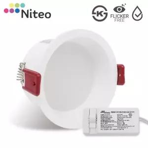 니테오 LED 다운라이트 3인치 10W 삼색변환 고연색성 방습 움푹 매입등