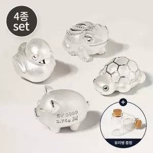 골드앤 실버바 콩알 오브제 3.75g [4종세트/유리병 증정]