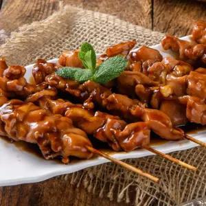 직화 숯불 데리야끼 닭꼬치 닭꼬지 800g 20gX40개