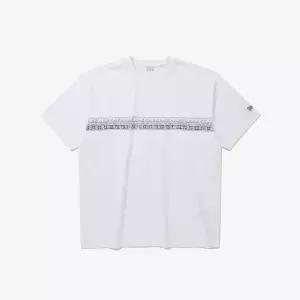[뉴에라] 워드마크 웨이브 라인 티셔츠 화이트_14954595