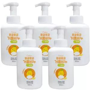 오릭스 몽글몽글 버블핸드워시 500ml 5개/핸드워시/거품비누109614
