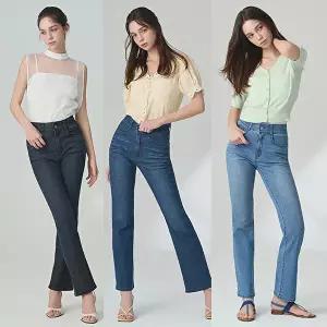 [뱅뱅]26SS 여성 여름 라이크라 플레어핏 데님 3종