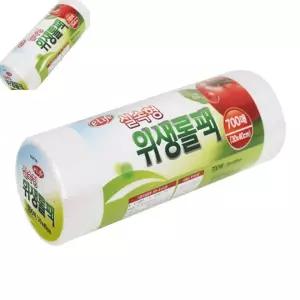 롯데 위생롤팩 실속형 30x40x700매 비닐롤백중형 마트롤비닐봉투 포장용비닐 두루마리비닐