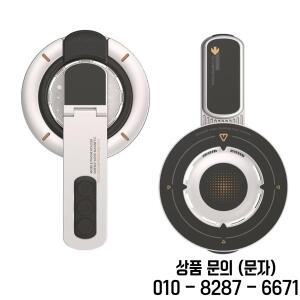 엘라우 마그네틱 백 마운트 폰 홀더 스트레스 해소 링 클립 접이식 회전식 휴대용 양면 레이지맨 스탠드