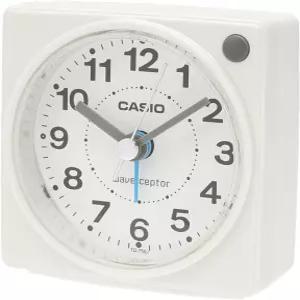 CASIO TQ750J7JF 탁상 시계 라디오 아날로그 사각형 흰색