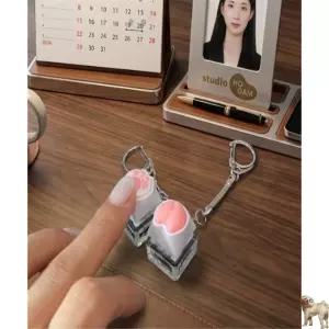 꿀이맘 엉덩이 1구 키캡키링 키보드키캡 퍼즐키링