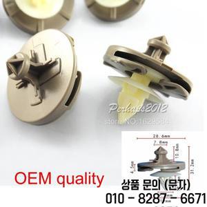 20개/100개 OEM 도어 트림 패널 리테이너 (폭스바겐 호환 골프 1993 2002 1H0 868 243B 21415A 용)