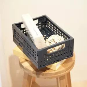 폴딩박스 수납 정리함 책상 정리 보관함 수납박스 수납함 폴딩박스 사과박스