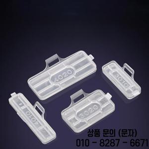 BA 50Pcs 투명 와이어 사인 이름 홀더 디스플레이 식별 씰 케이스 플라스틱 마커 태그 라벨 박스