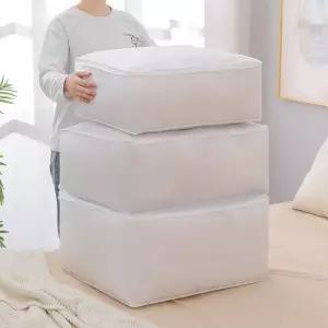Underbed 보관 가방 접이식 이불 옷장 의류 상자 방진 주최자 대용량