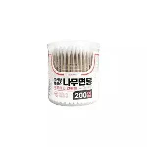 200입 아기면봉 나무면봉 위생면봉 유아면봉-WFO1NLV