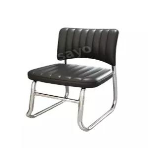 회의실의자 철제 사무실 회사 가죽의자 체어 바퀴없는