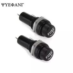 10PCS 퓨즈 홀더 5X20 6X30 3AG 보험 튜브 소켓 6*30 패널 마운트 6x30mm