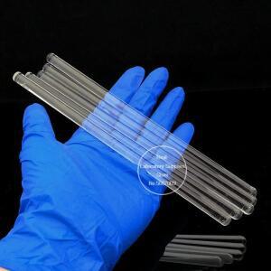 5pcs 10pcs 실험실 붕규산 유리 교반 막대 5/7/8/10mm 직경 100/150/200/300/350/400mm 길이