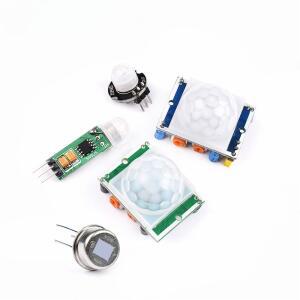 HC-SR501 AM312 SR602 HW-MS03 조정 IR 초전기 적외선 미니 소형 모션 센서 감지기 모듈  Arduino용  10 개