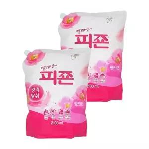 [셀러허브][피죤] 섬유유연제 핑크로즈 2.1L x 2개 (S49214962)