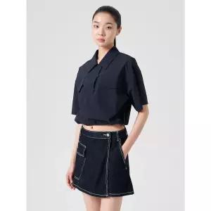에잇세컨즈 반소매 아노락 블루종 네이비 324565HY1R 102901