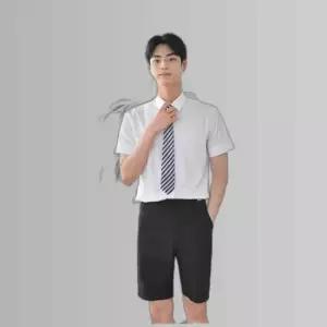 교복몰 (허리조절)블랙 교복 반바지(남자) 교복 학생.