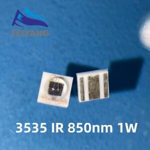 3535 IR LED 적외선 이미터 다이오드 야간 투시경 CCTV 카메라 액세서리 1W 850NM 10개