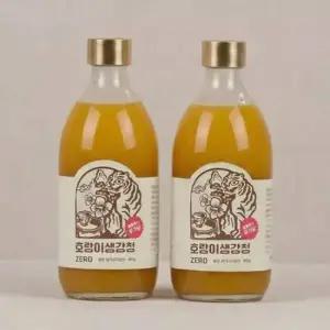 팔팔호랑이 호랑이생강청 제로 2병