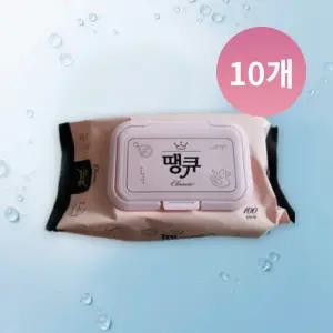 땡큐 클래식 물티슈 캡형 100매 10개