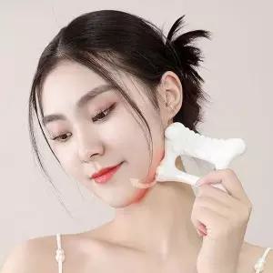 [콩심팥심]얼굴 괄사 세라믹 마사지기 바디 림프 마사지