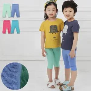 [룽스_61]7부면스판레깅스 유아바지