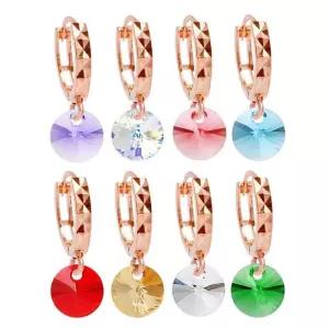 [룽스_61]각컷팅 로즈골드귀걸이 Gold-pin 로즈골드 14K
