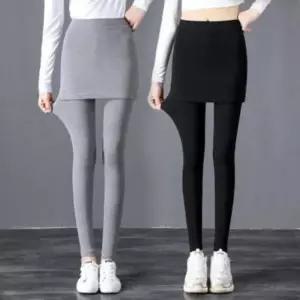 [룽스_62]LEGGINGS 레깅스 치마 일체형 스타킹 치깅스