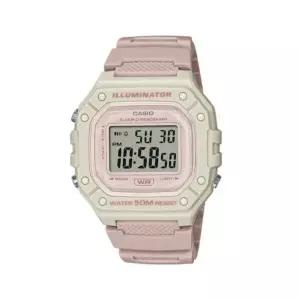 [카시오] 전자 시계 공용 커플 스포츠 W-218HC-4A2!