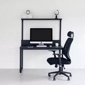 아트박스/텐스페이스 선반형 시크블랙 1200 책상 테이블 MD5239