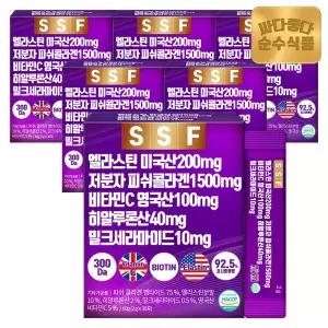 순수식품 먹는 엘라스틴 어린 저분자 피쉬 콜라겐 6박스(180포) / 히알루론산 비오틴