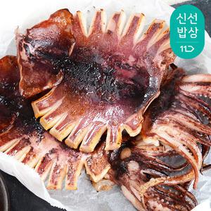쫄깃한 원양산 반건조 오징어 파품 1kg 5-13미