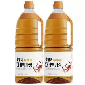 더동쪽바다가는길 홍영의 붉은대게 백간장1.5L 2개 만능 요리 맛간장