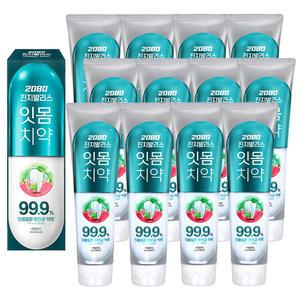 2080 진지발리스 허벌민트 치약 120g 12개